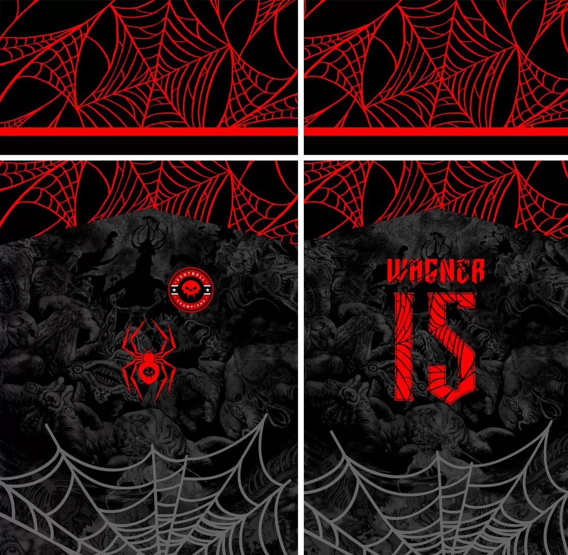 Arte Vetor Template Camisa Para Interclasse Aranha Spider Janete