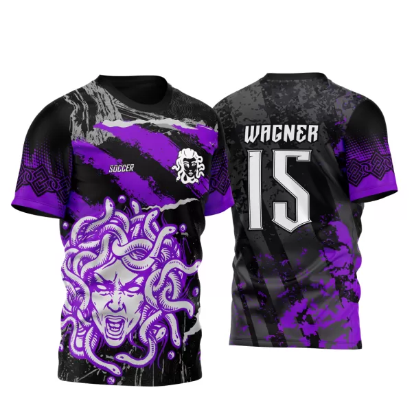 Arte Vetor Camisa Para Interclasse Medusa Em Furia Off