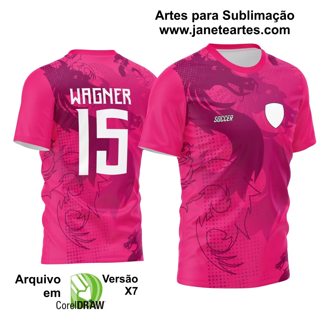  Arte Vetor Camisa de Interclasse Dragão 2024 - 2025