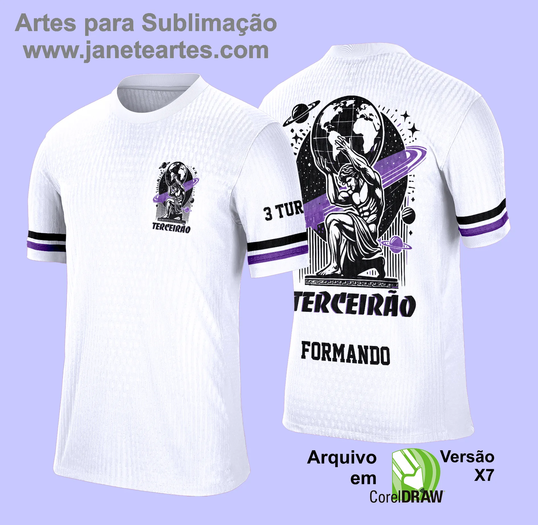  Camisa Terceirão - Arte Vetor - Atlas