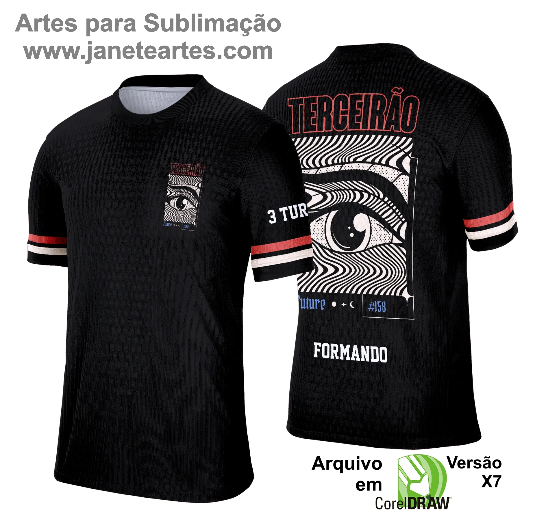  Camisa Terceirão - Arte Vetor - Future