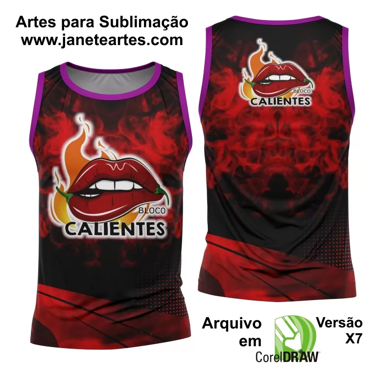 Arte Camisa Bloco Abadá Sublimação Carnaval 2024 - Modelo 118