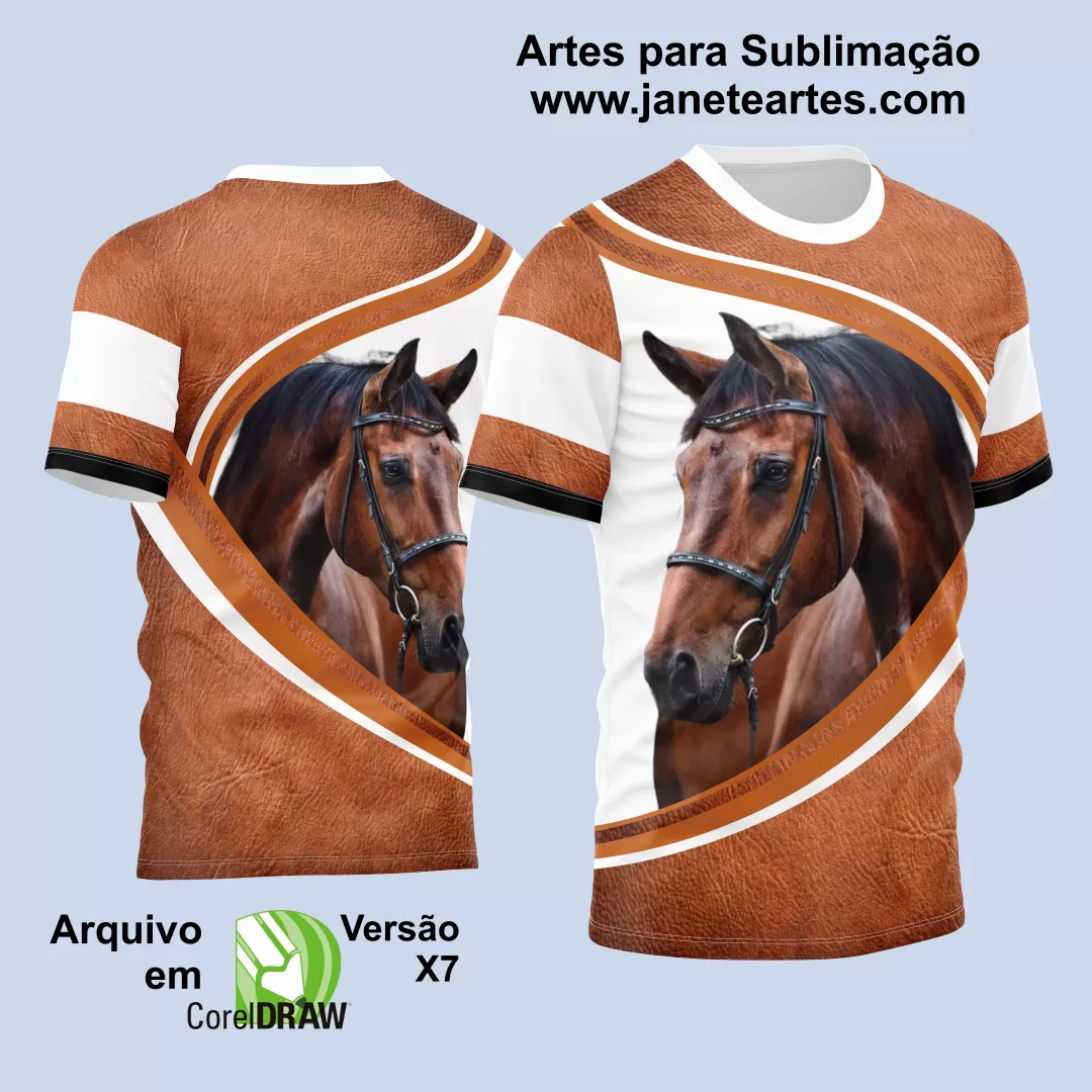 Arte Estampa Camisa Cavalo 2024