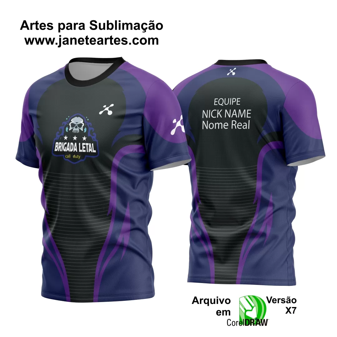 Arte Estampa Camisa Game 2024 - 2025