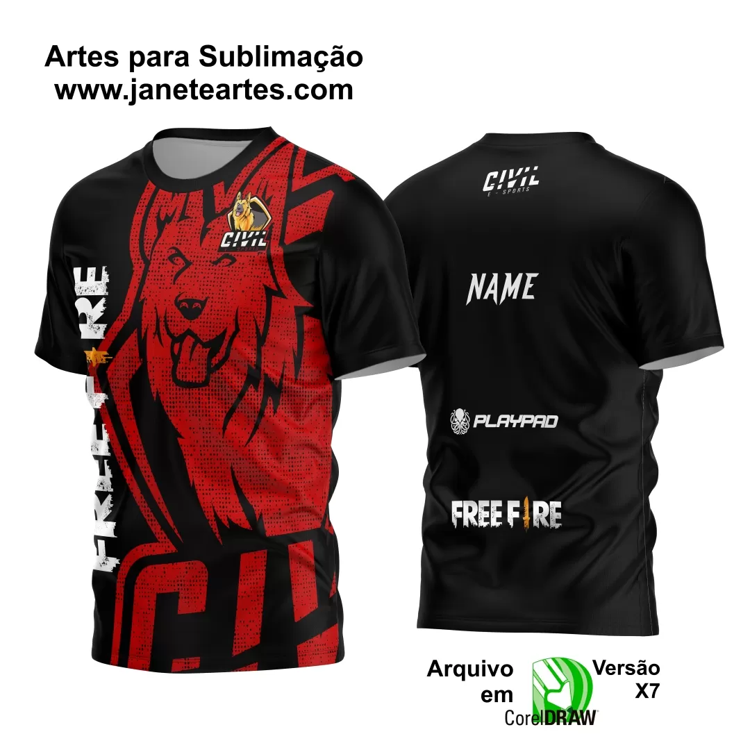 Arte Estampa Camisa Game 2024 - 2025