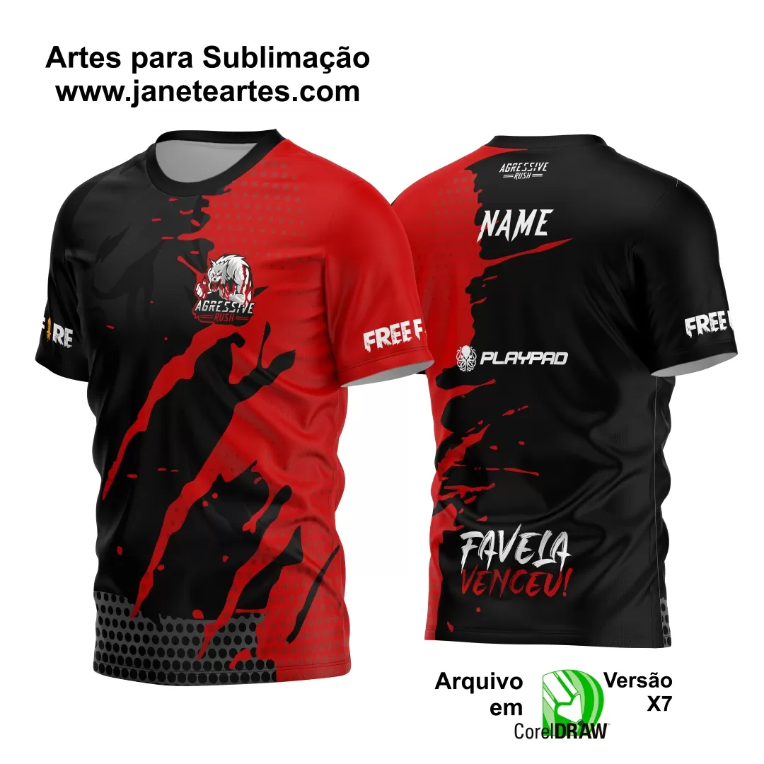 Arte Estampa Camisa Game 2024 - 2025