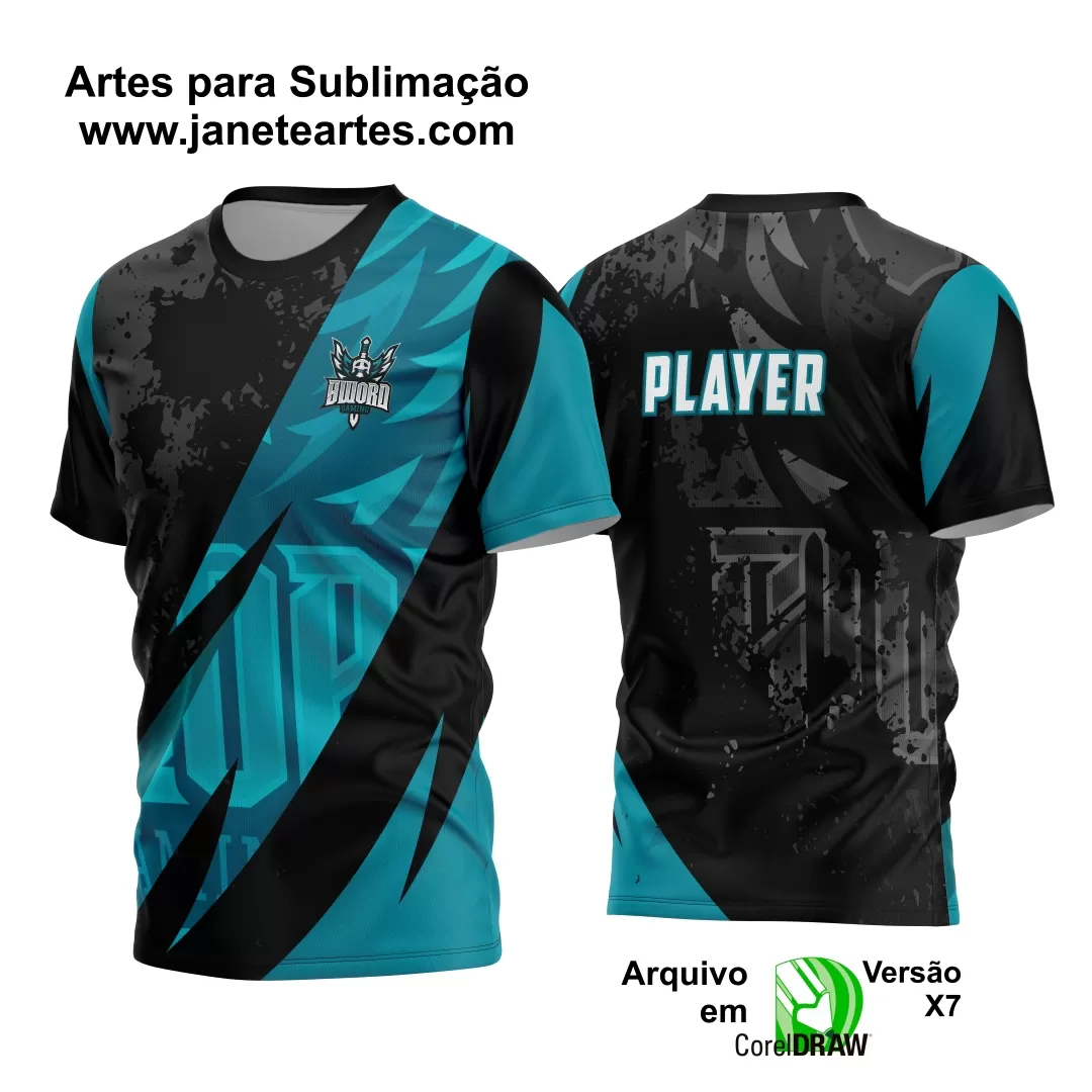 Arte Estampa Camisa Game 2024 - 2025