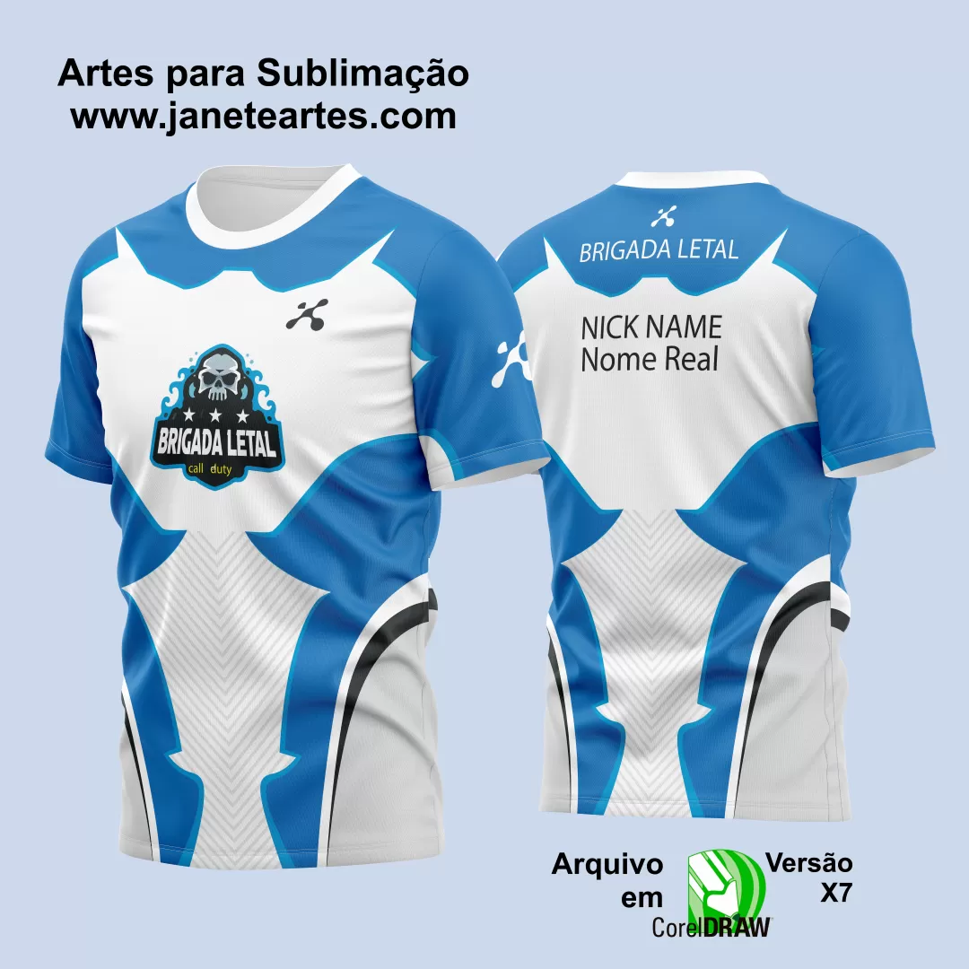 Arte Estampa Camisa Game 2024 - 2025