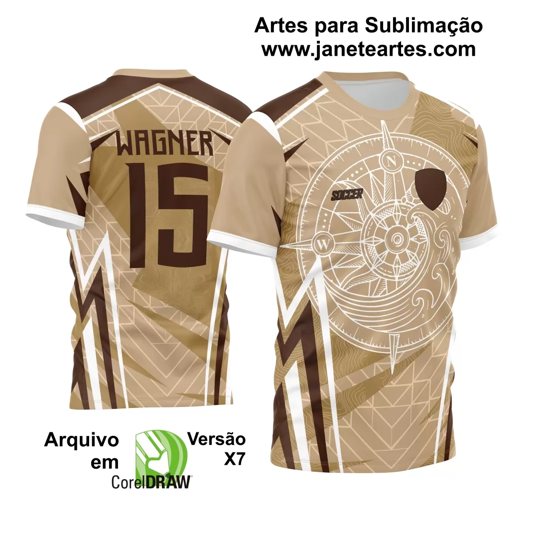 Arte Estampa Camisa InterClasse 2024 Rosa dos Ventos