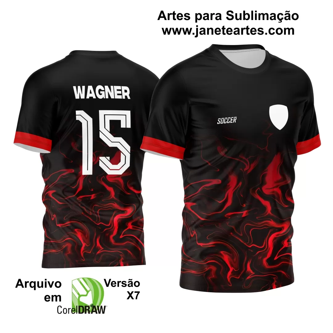 Arte Estampa Camisa Interclasse 2024 - Líquido