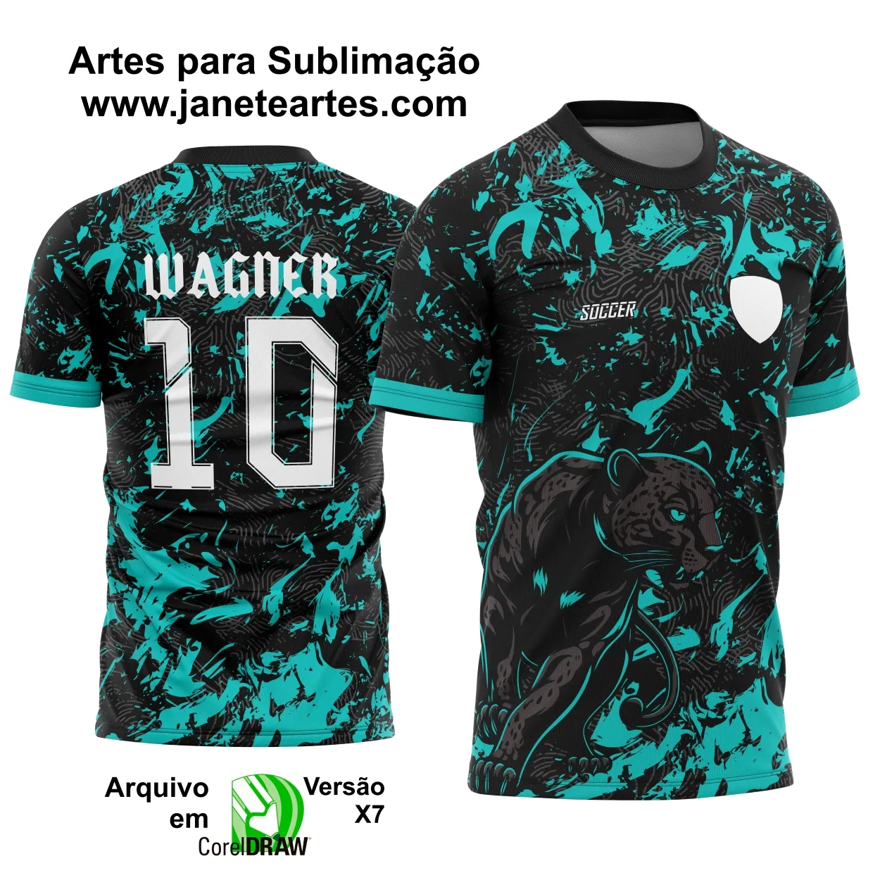 Arte Estampa Camisa Interclasse Pantera Negra