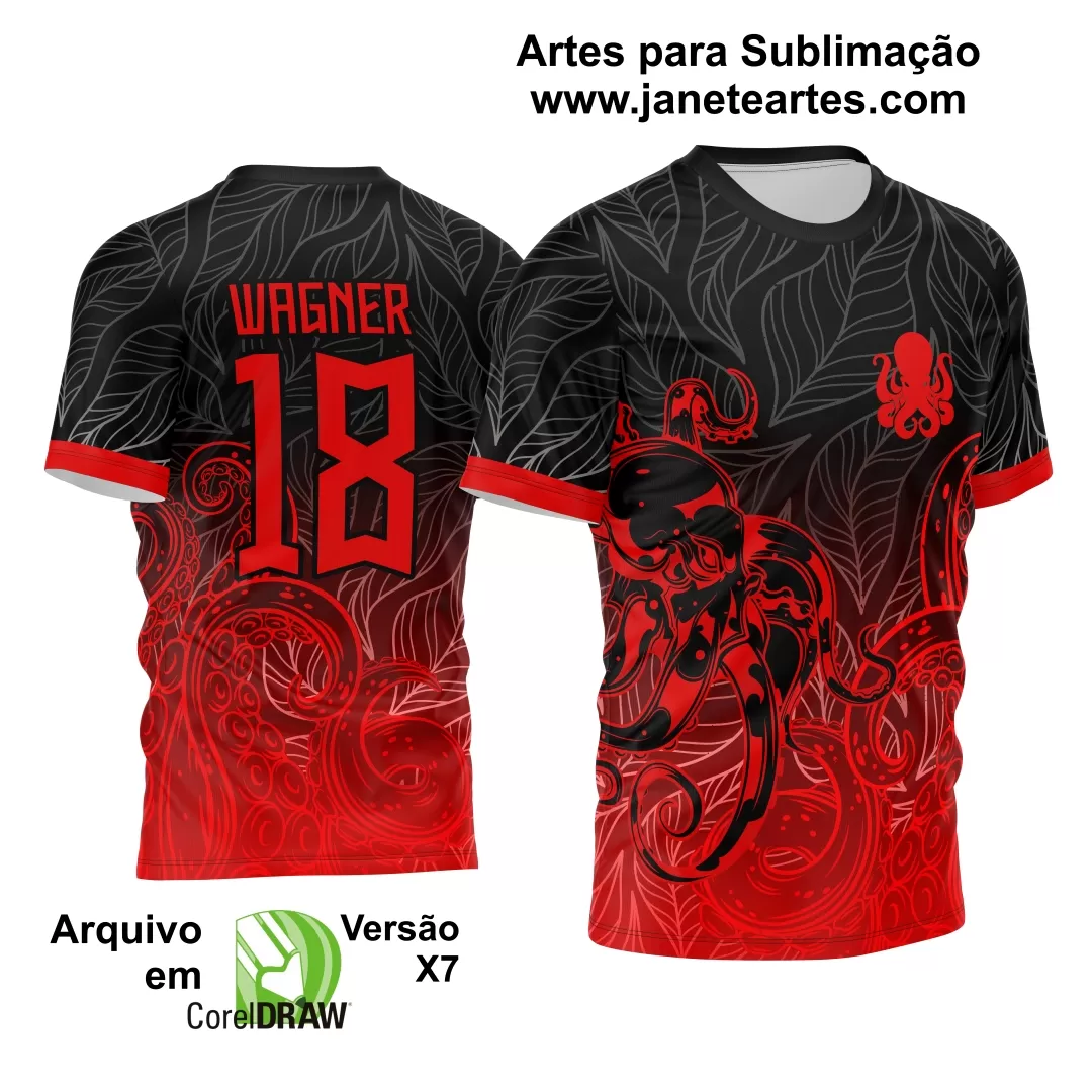 Arte Estampa Camisa Interclasse Polvo Degrade