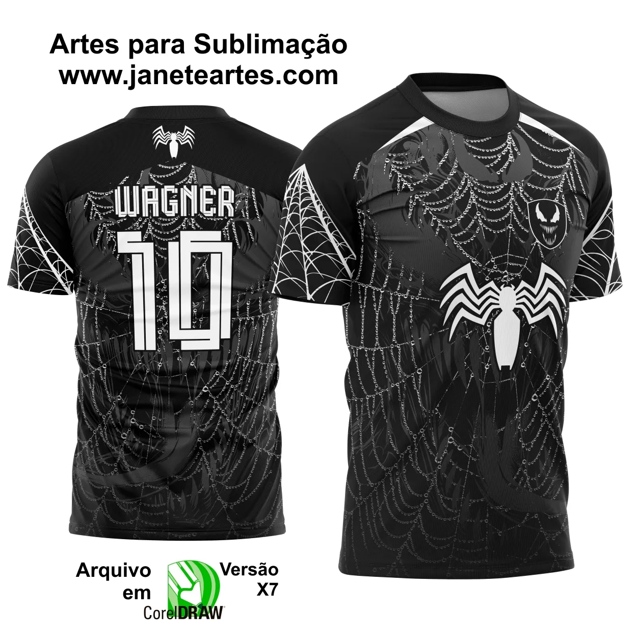 Arte Estampa Camisa Interclasse Venom 2025