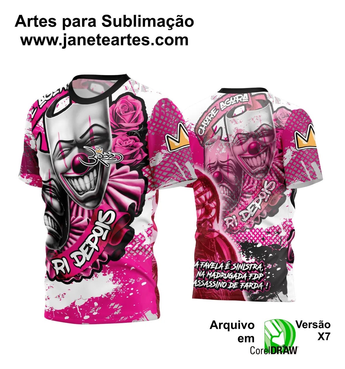 Arte Estampa Camisa Quebrada 2024