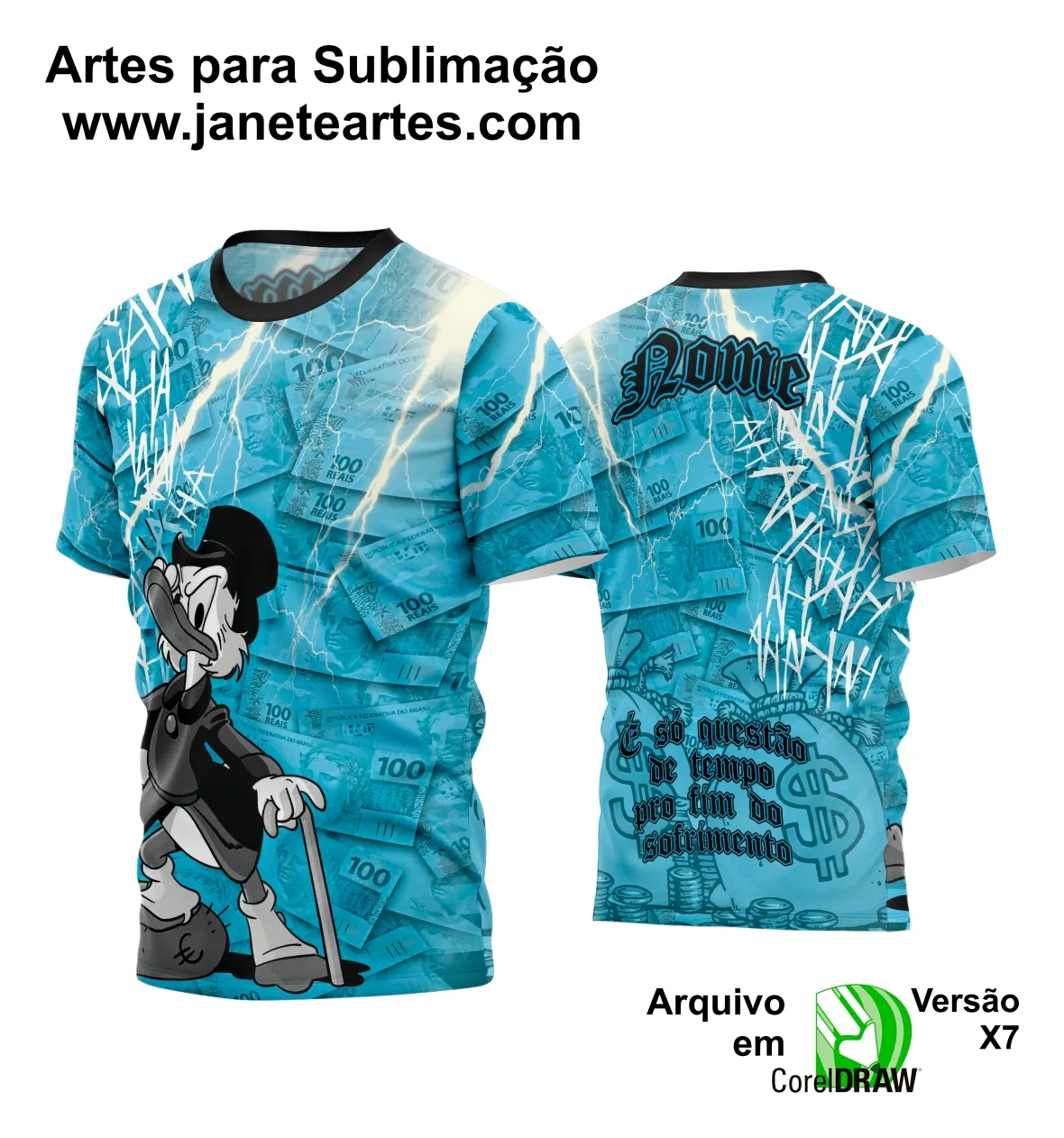 Arte Estampa Camisa Quebrada 2024