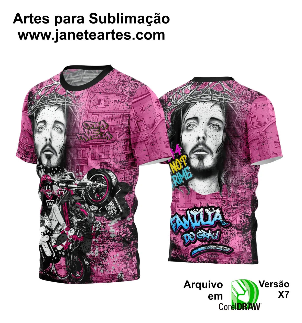 Arte Estampa Camisa Quebrada 2024