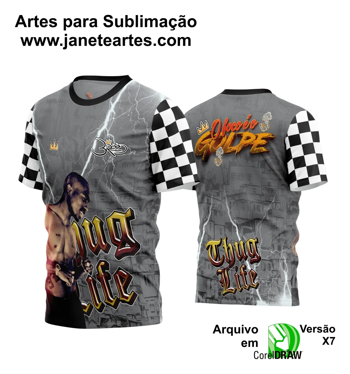 Arte Estampa Camisa Quebrada 2024