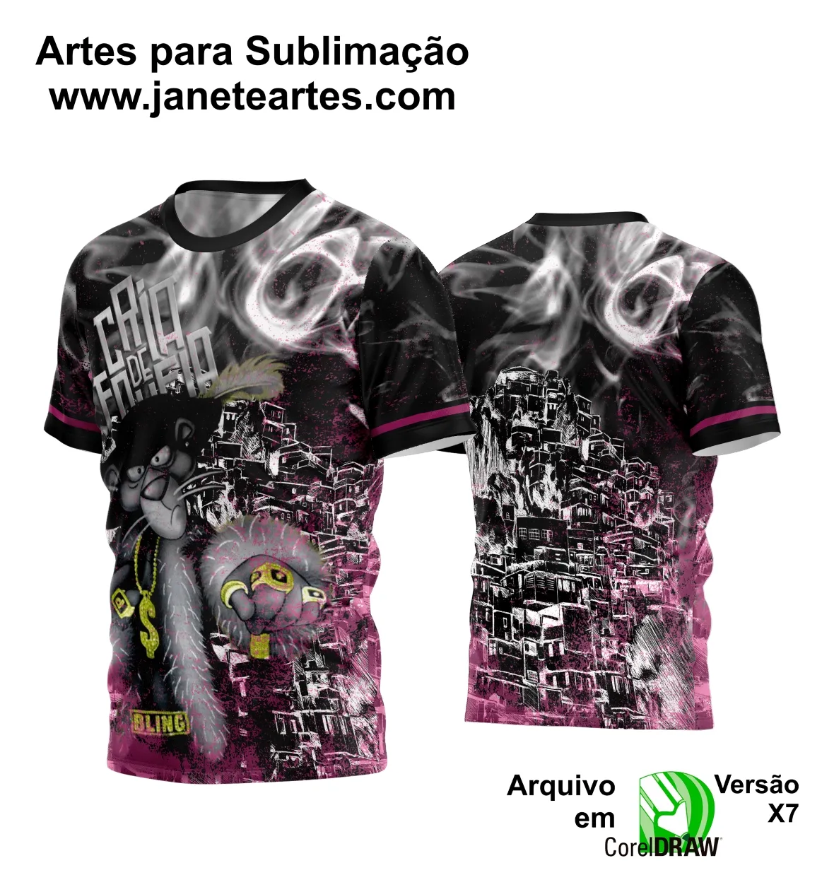 Arte Estampa Camisa Quebrada 2024