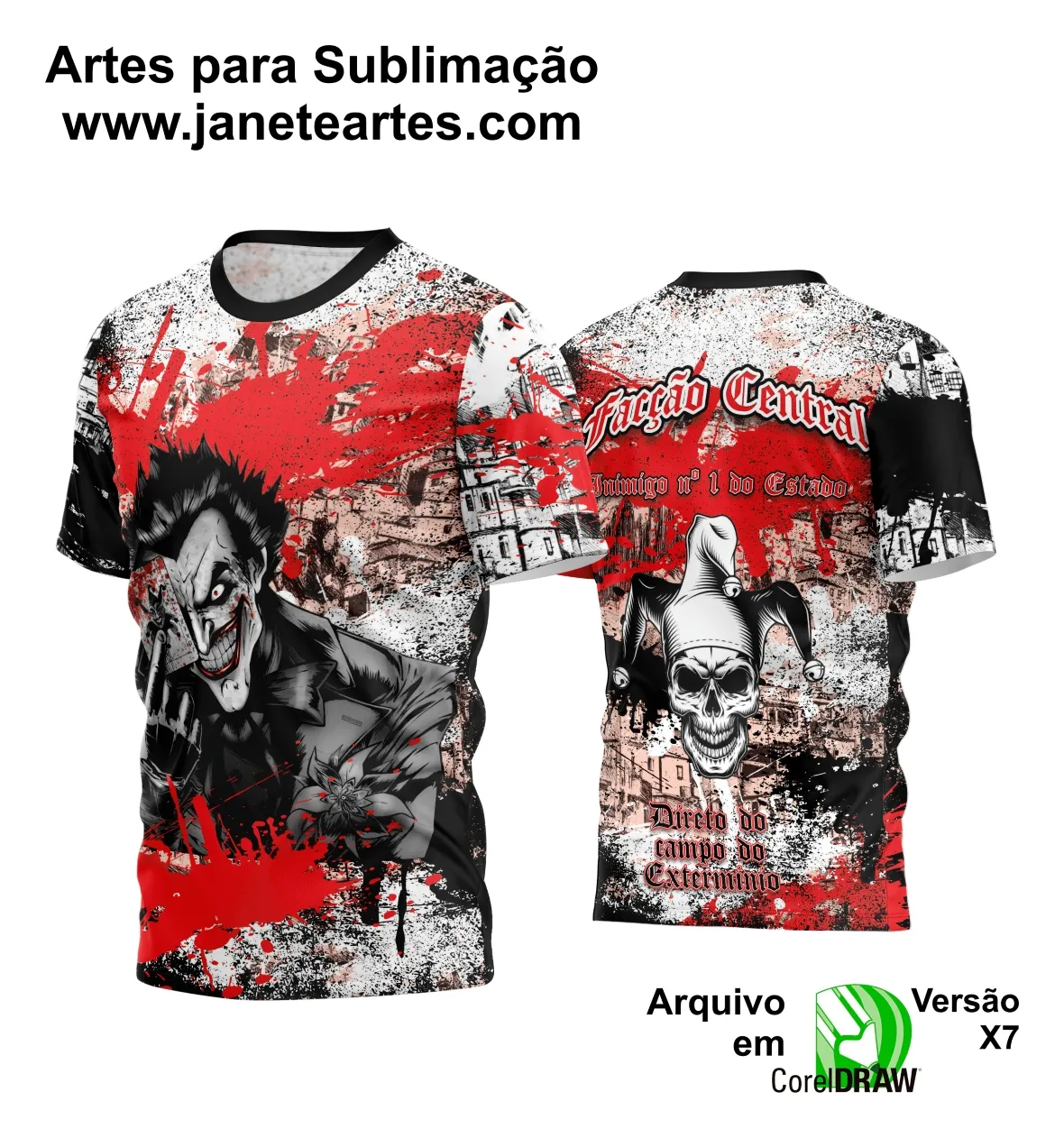 Arte Estampa Camisa Quebrada 2024