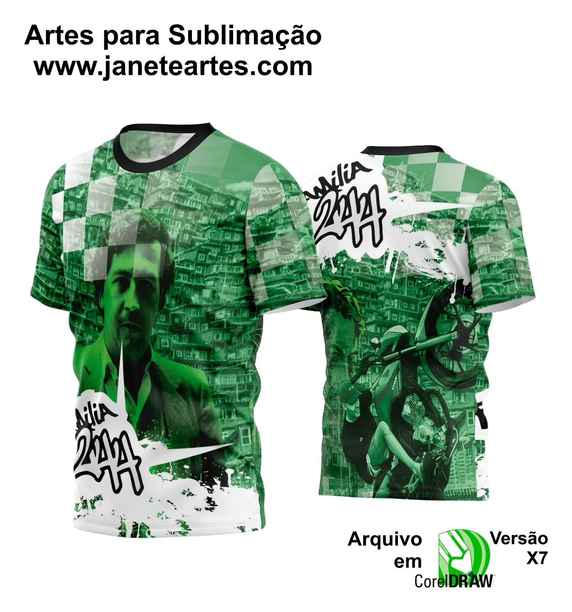 Arte Estampa Camisa Quebrada 2024