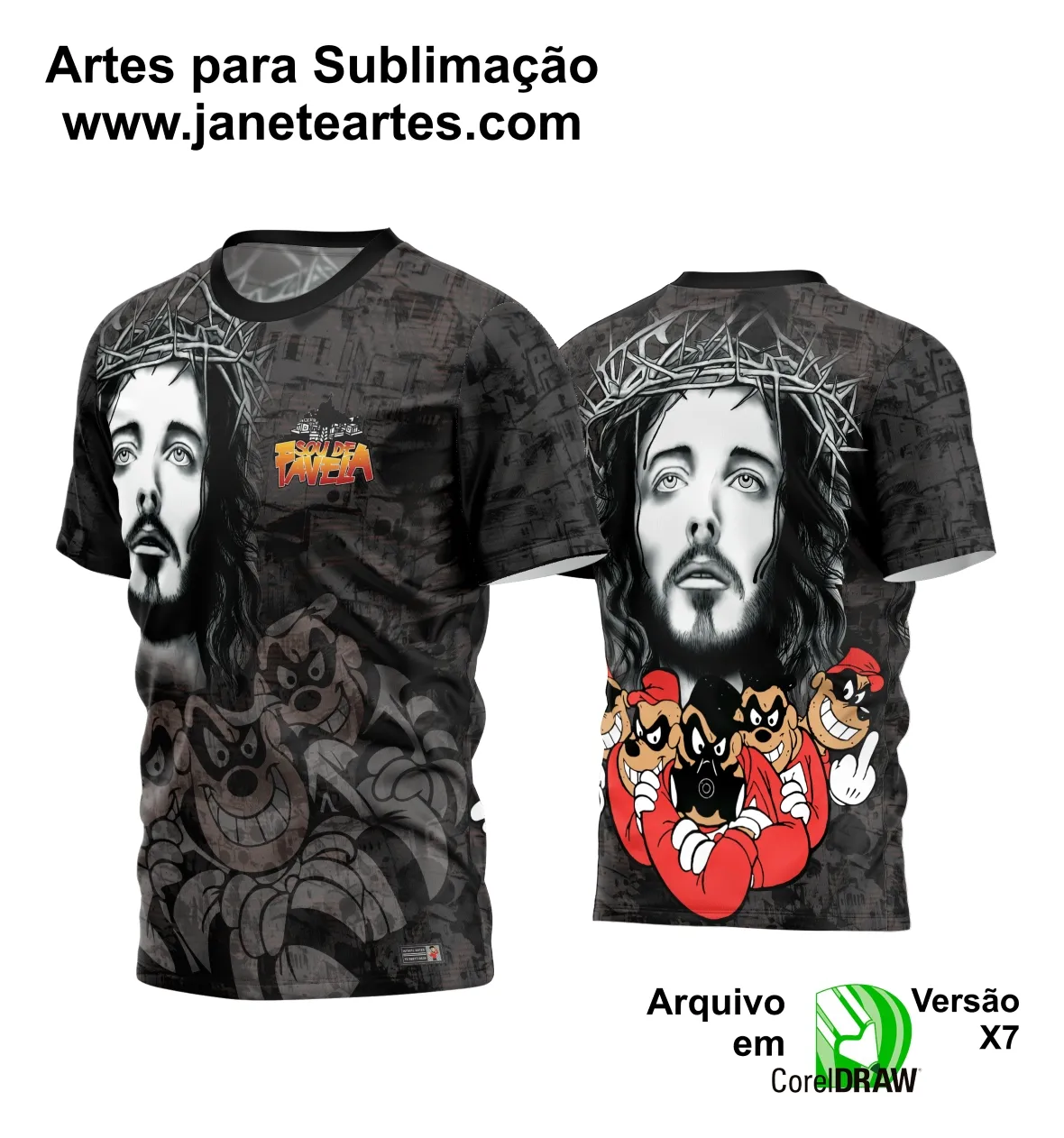 Arte Estampa Camisa Quebrada 2024