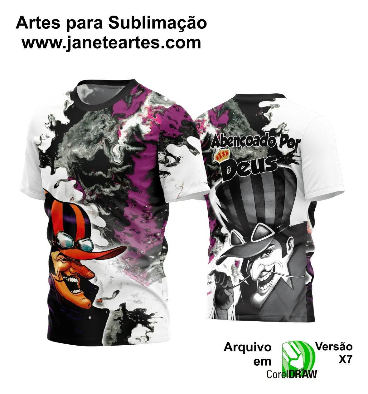 Arte Estampa Camisa Quebrada 2024