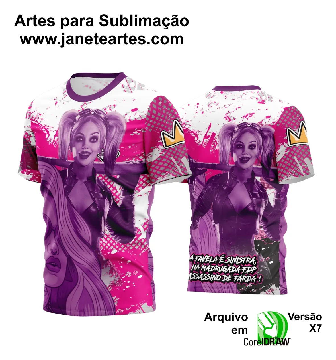 Arte Estampa Camisa Quebrada 2024