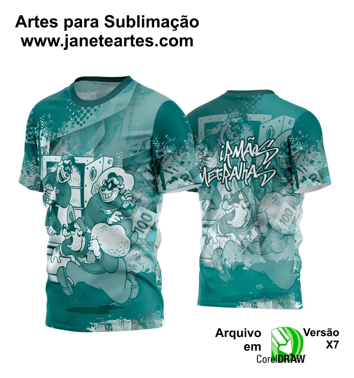 Arte Estampa Camisa Quebrada 2024