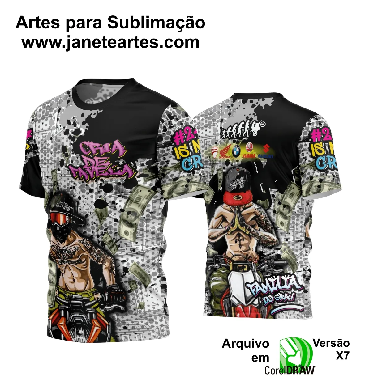 Arte Estampa Camisa Quebrada 2024