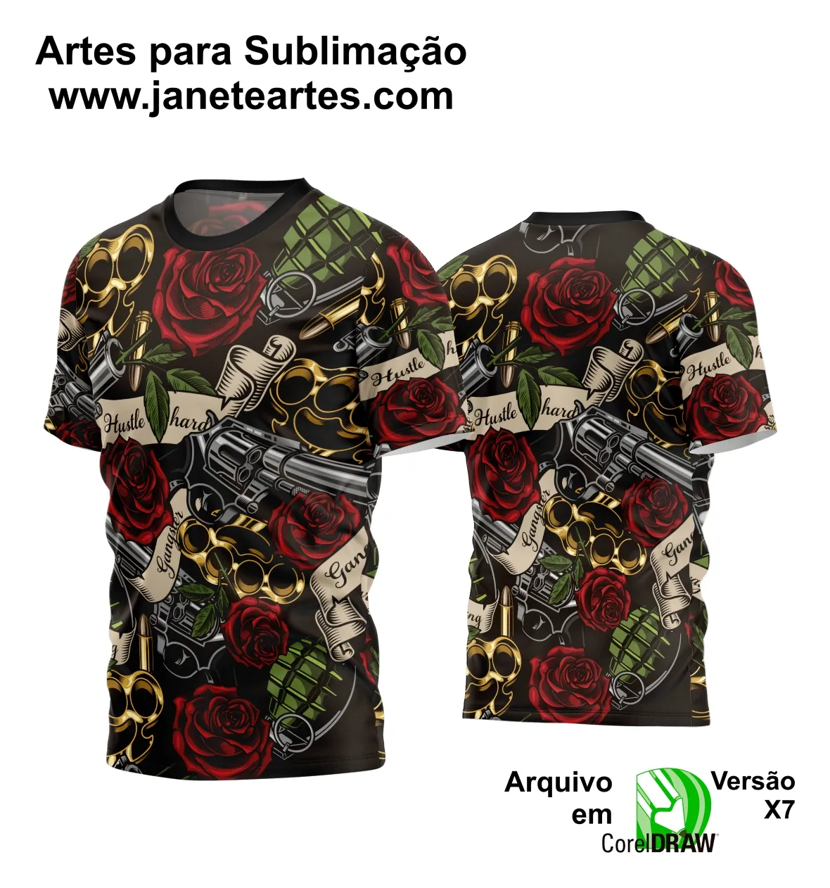 Arte Estampa Camisa Quebrada 2024