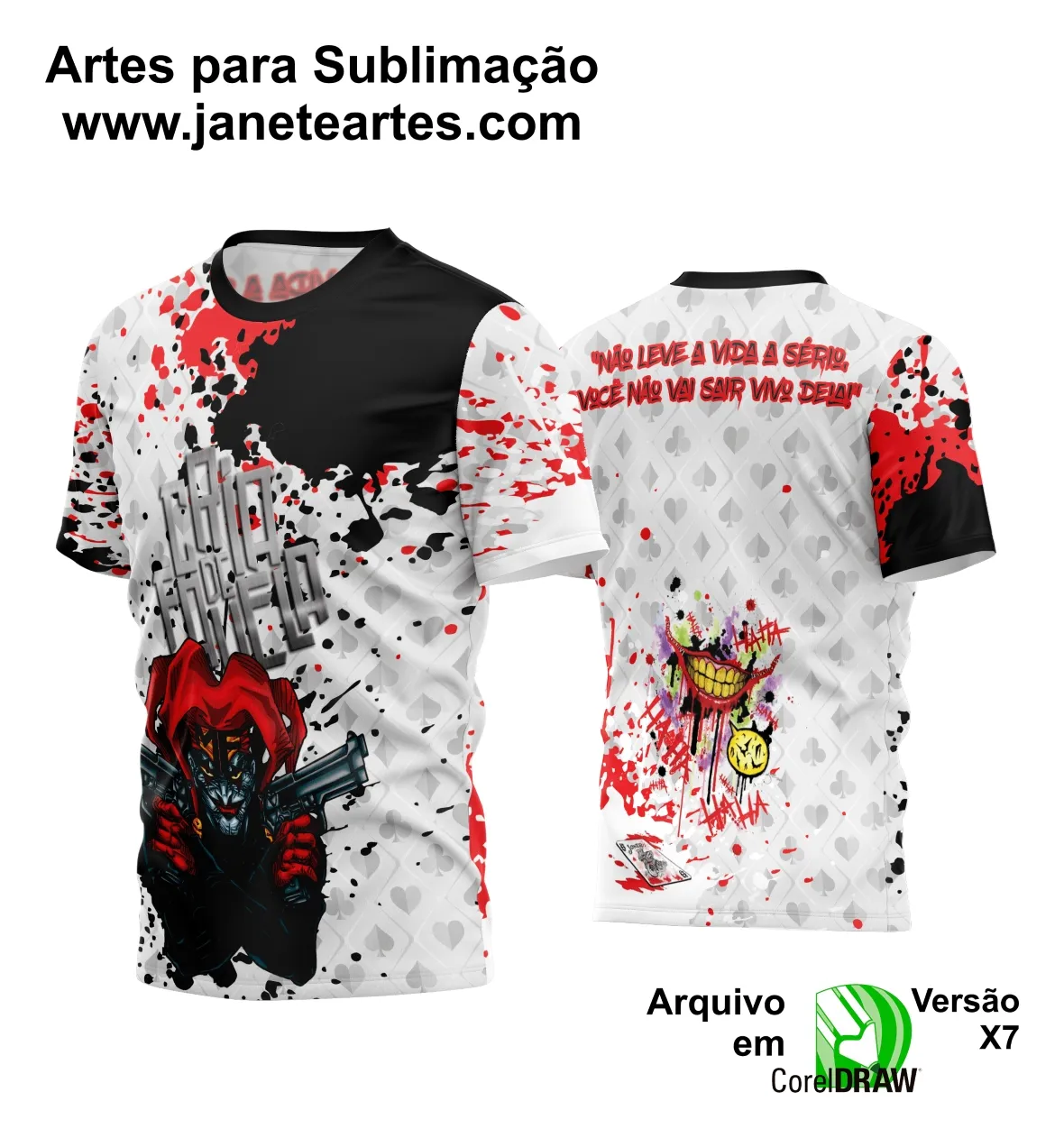 Arte Estampa Camisa Quebrada 2024