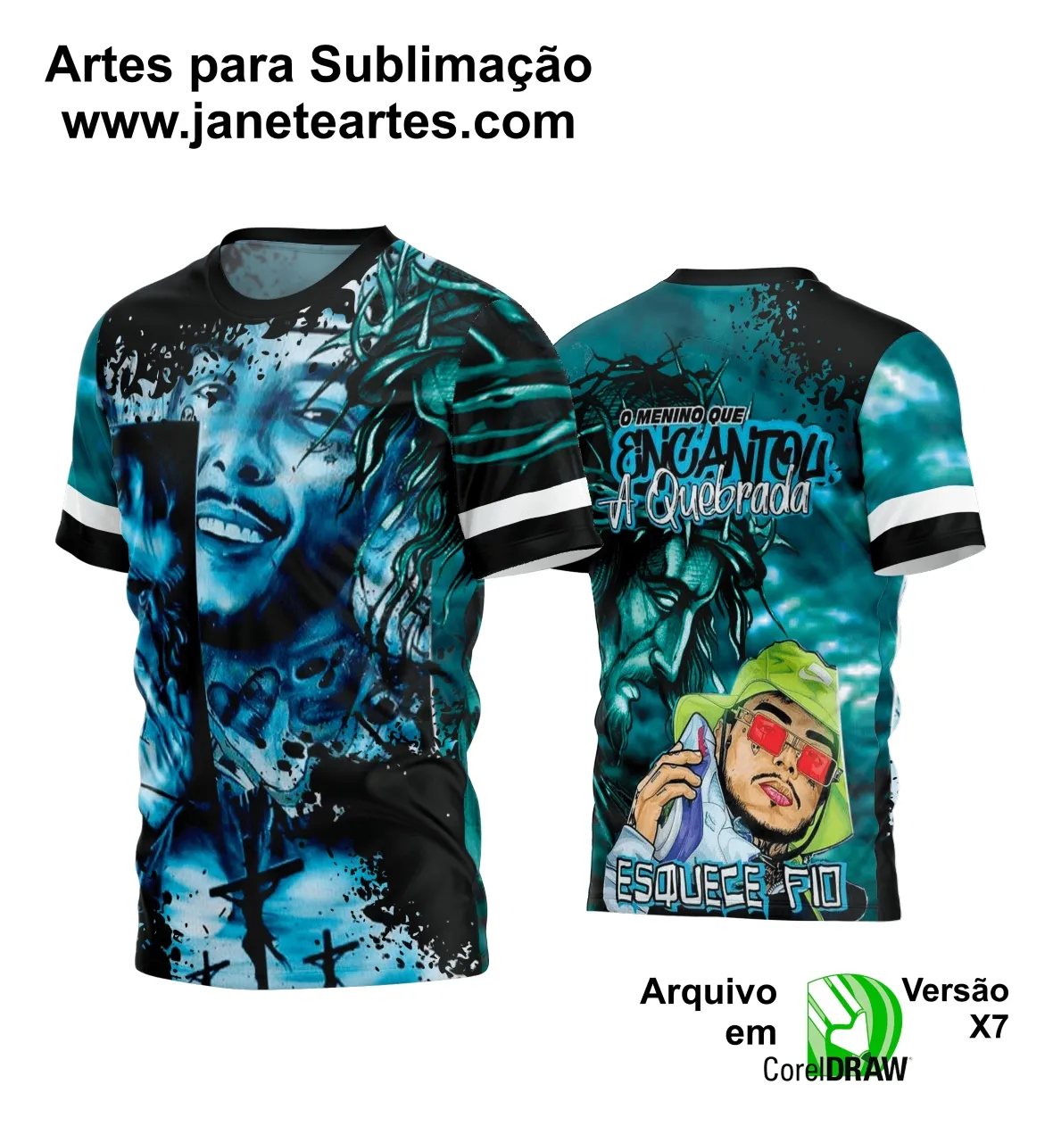 Arte Estampa Camisa Quebrada 2024