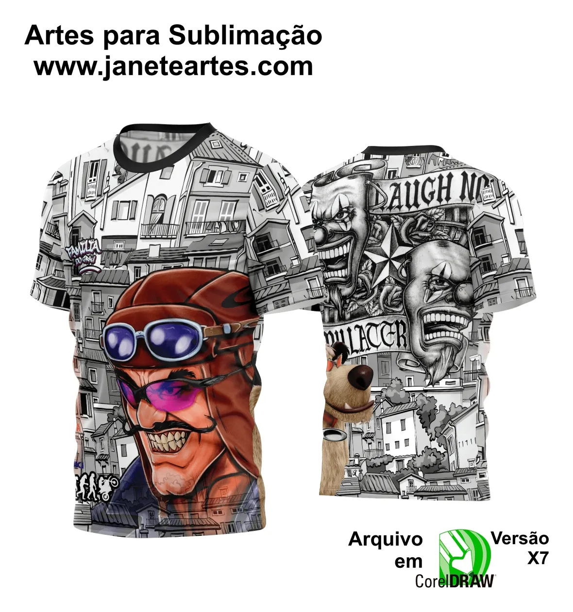 Arte Estampa Camisa Quebrada 2024