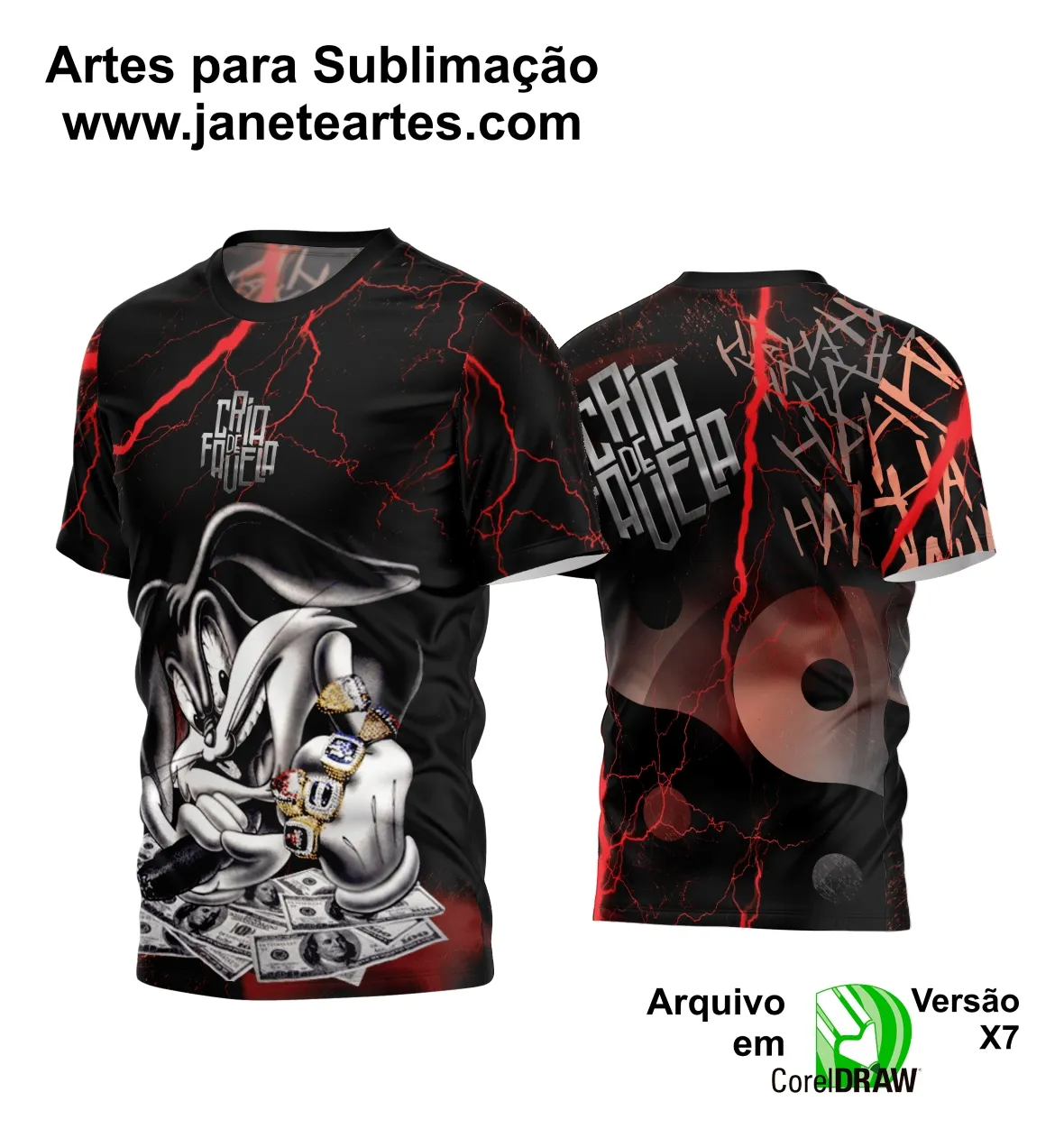 Arte Estampa Camisa Quebrada 2024