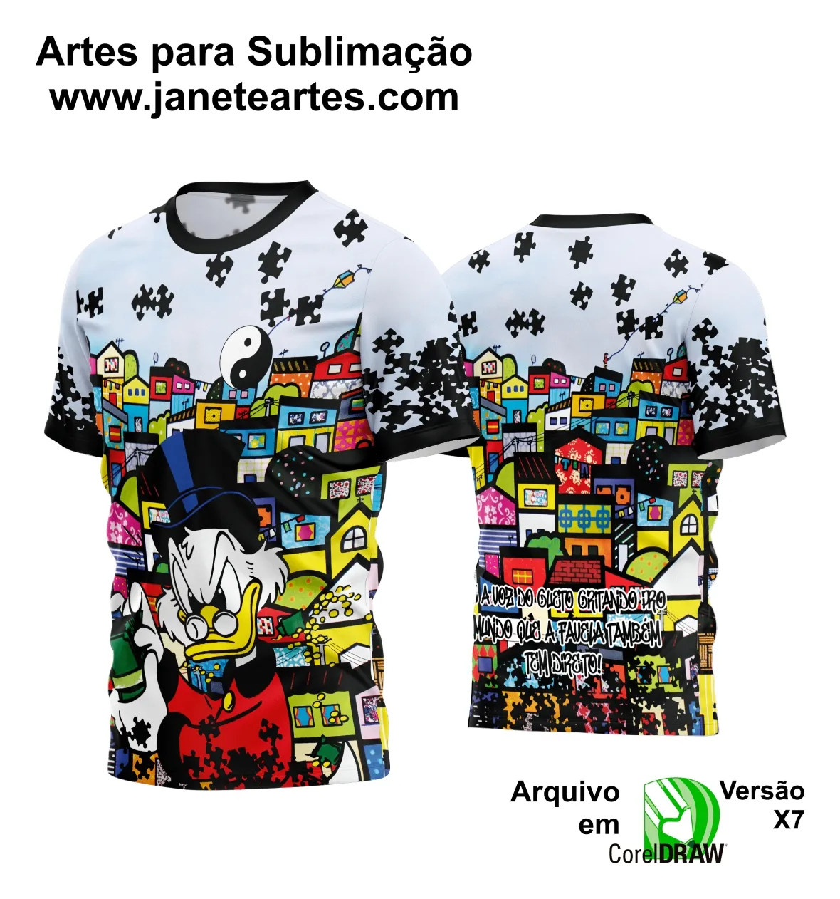 Arte Estampa Camisa Quebrada 2024