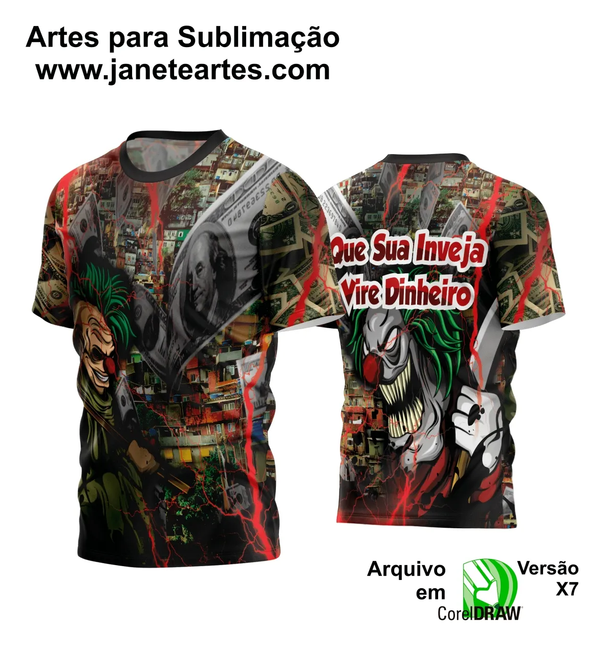 Arte Estampa Camisa Quebrada 2024