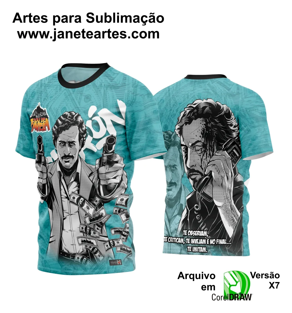 Arte Estampa Camisa Quebrada 2024