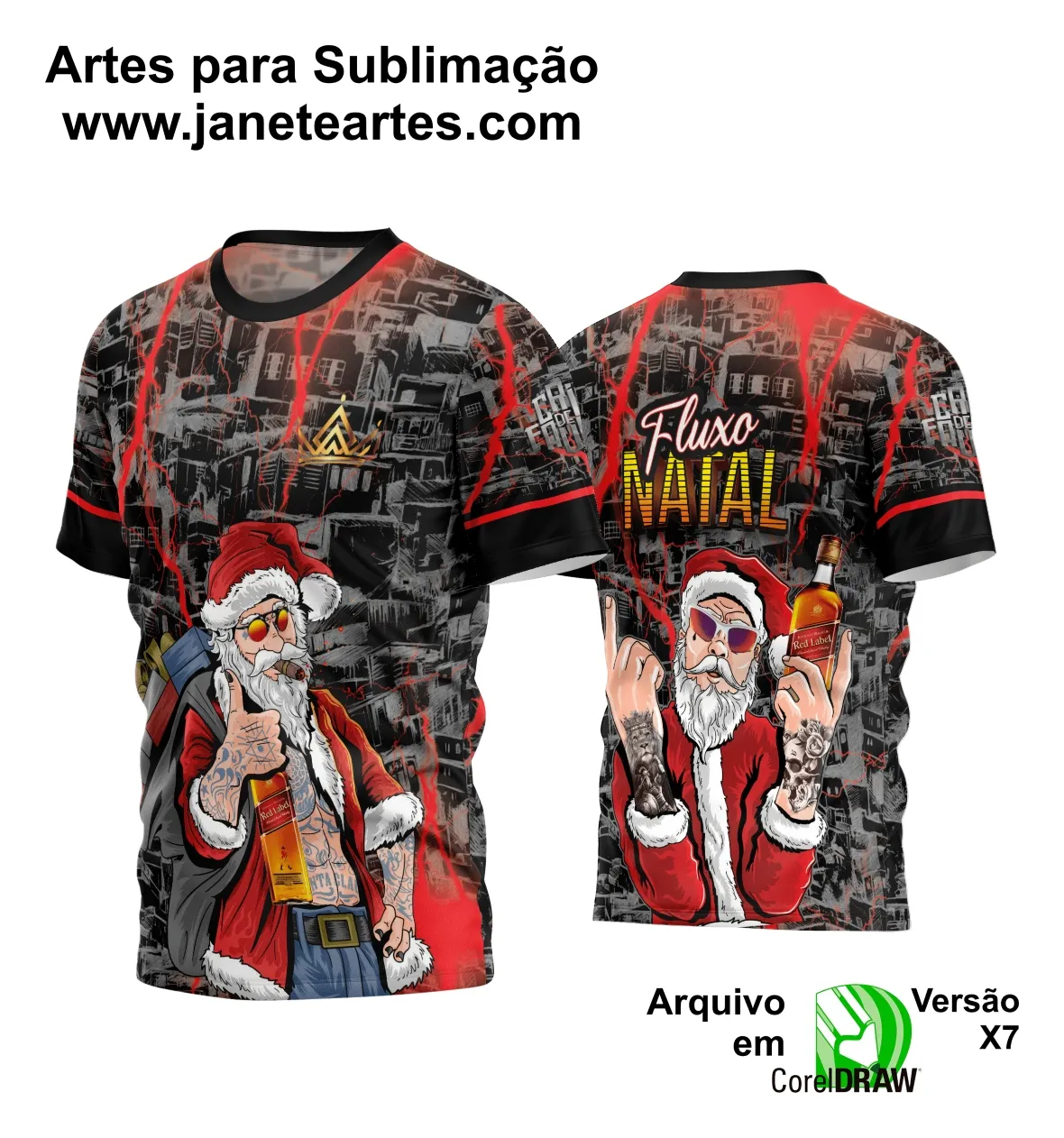 Arte Estampa Camisa Quebrada 2024