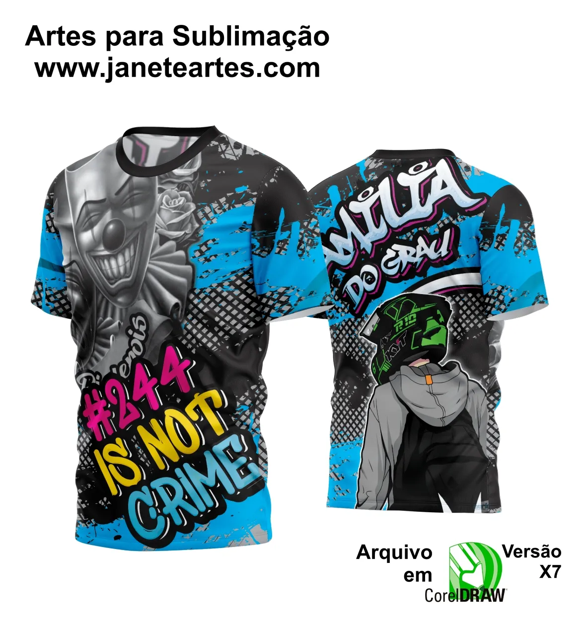 Arte Estampa Camisa Quebrada 2024