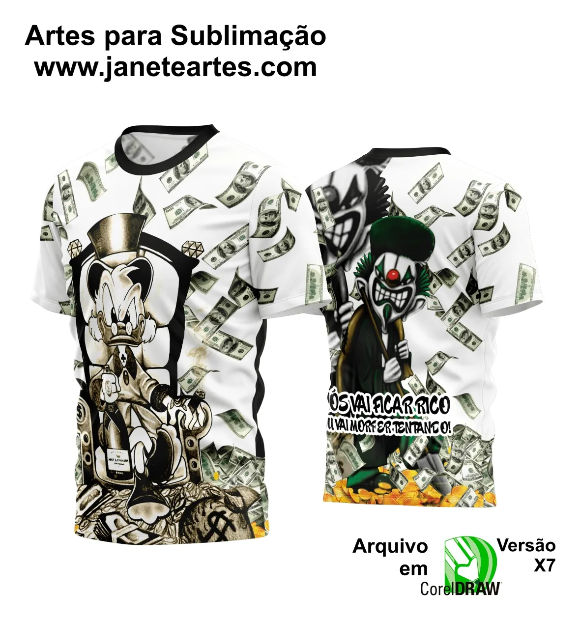 Arte Estampa Camisa Quebrada 2024