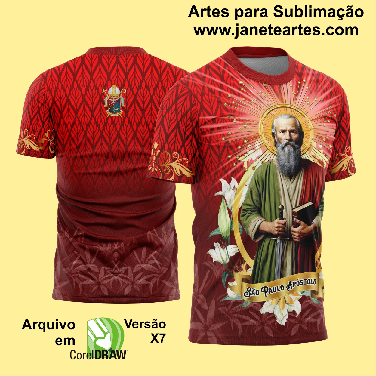 Arte Estampa - Camisa São Paulo Apóstolo 2025