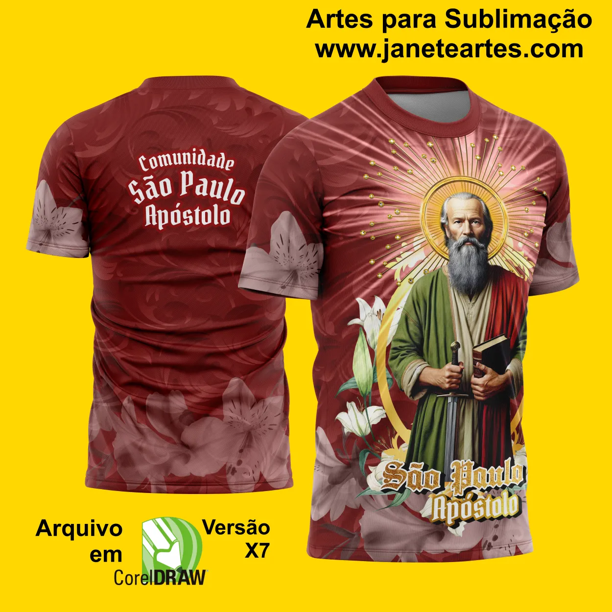 Arte Estampa - Camisa São Paulo Apóstolo 2025