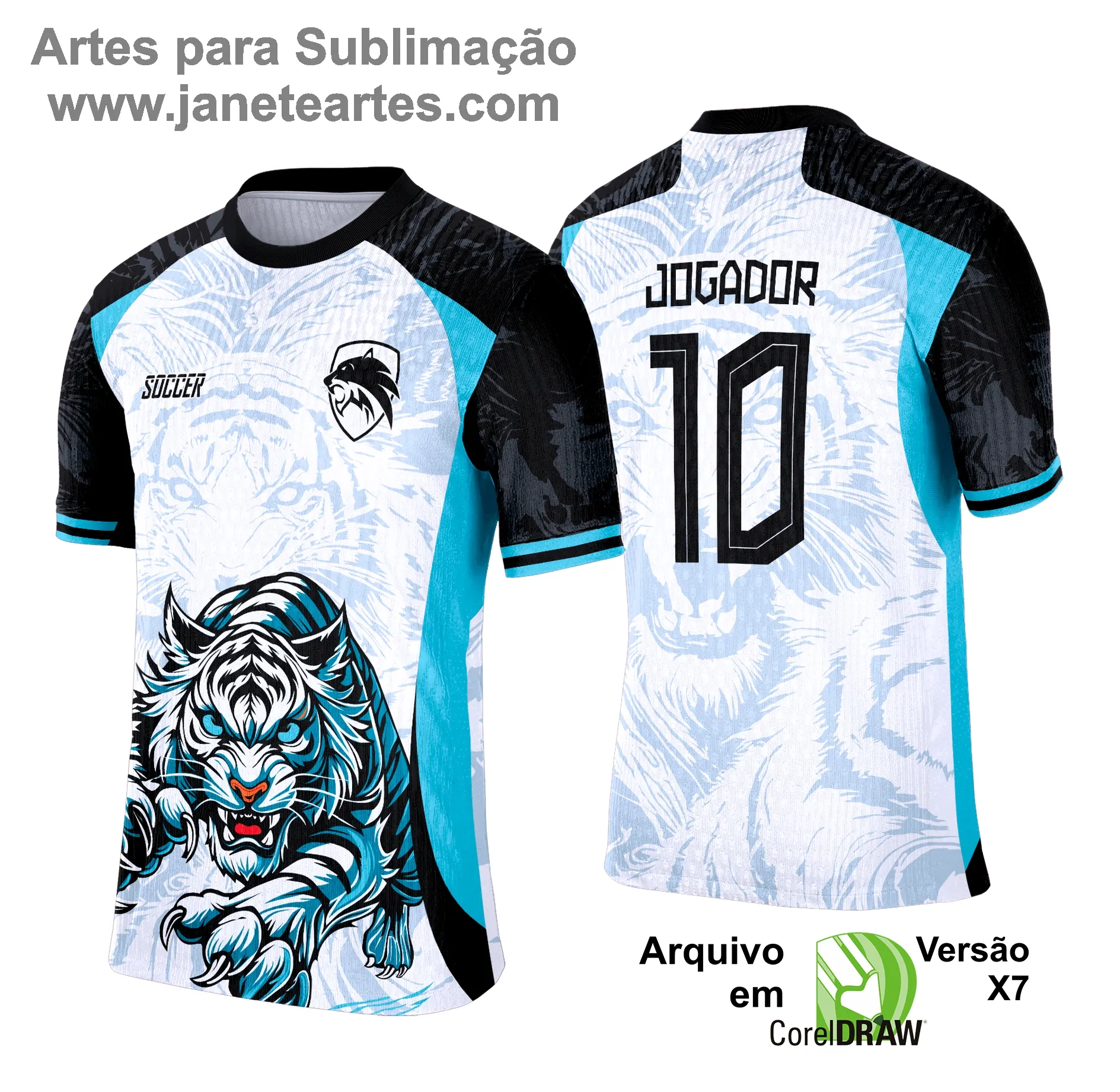 Arte Vertor Camisa Interclasse Tigre