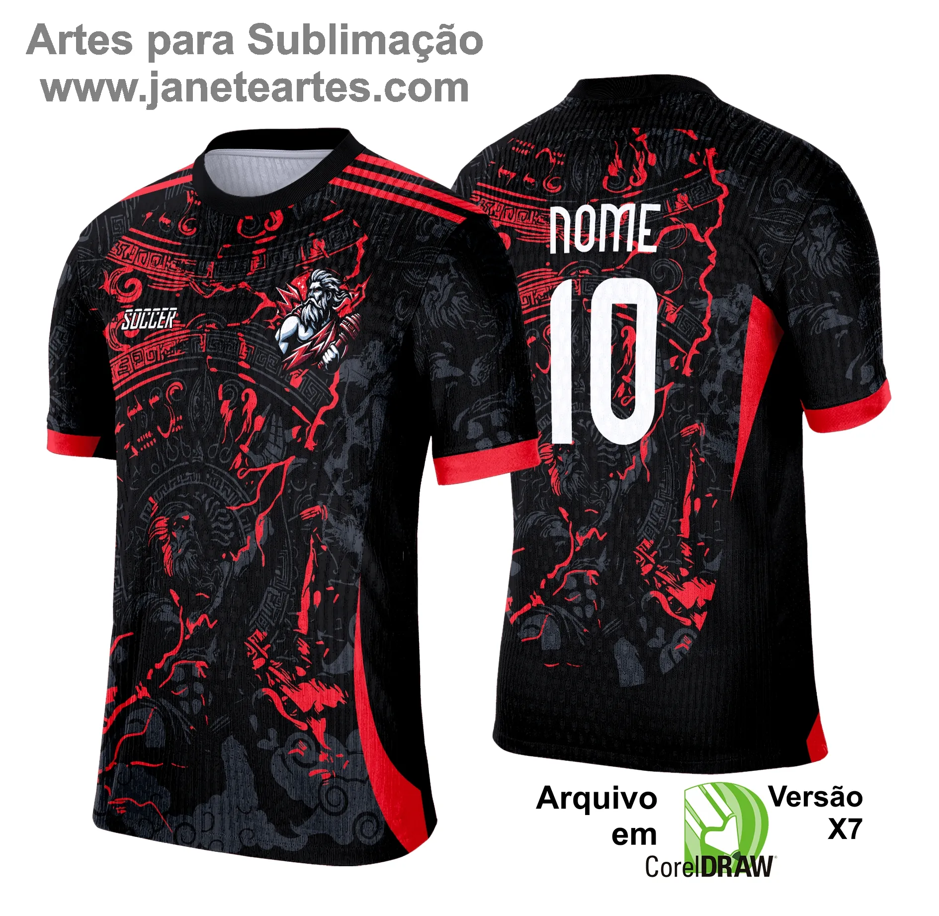 Arte Vertor Camisa Interclasse Zeus