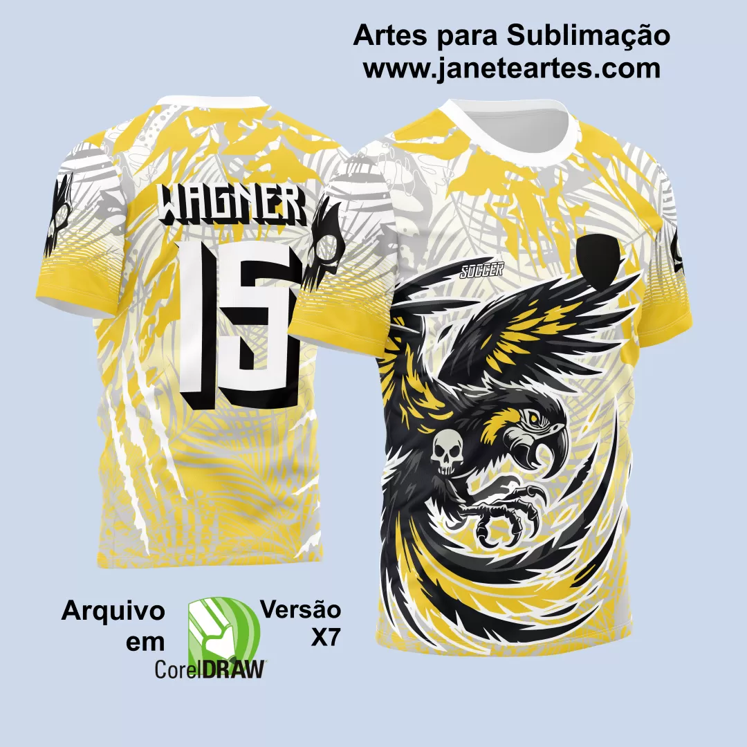 Arte Vetor Camisa de Interclasse Arara Ataque 2024 - 2025 V2