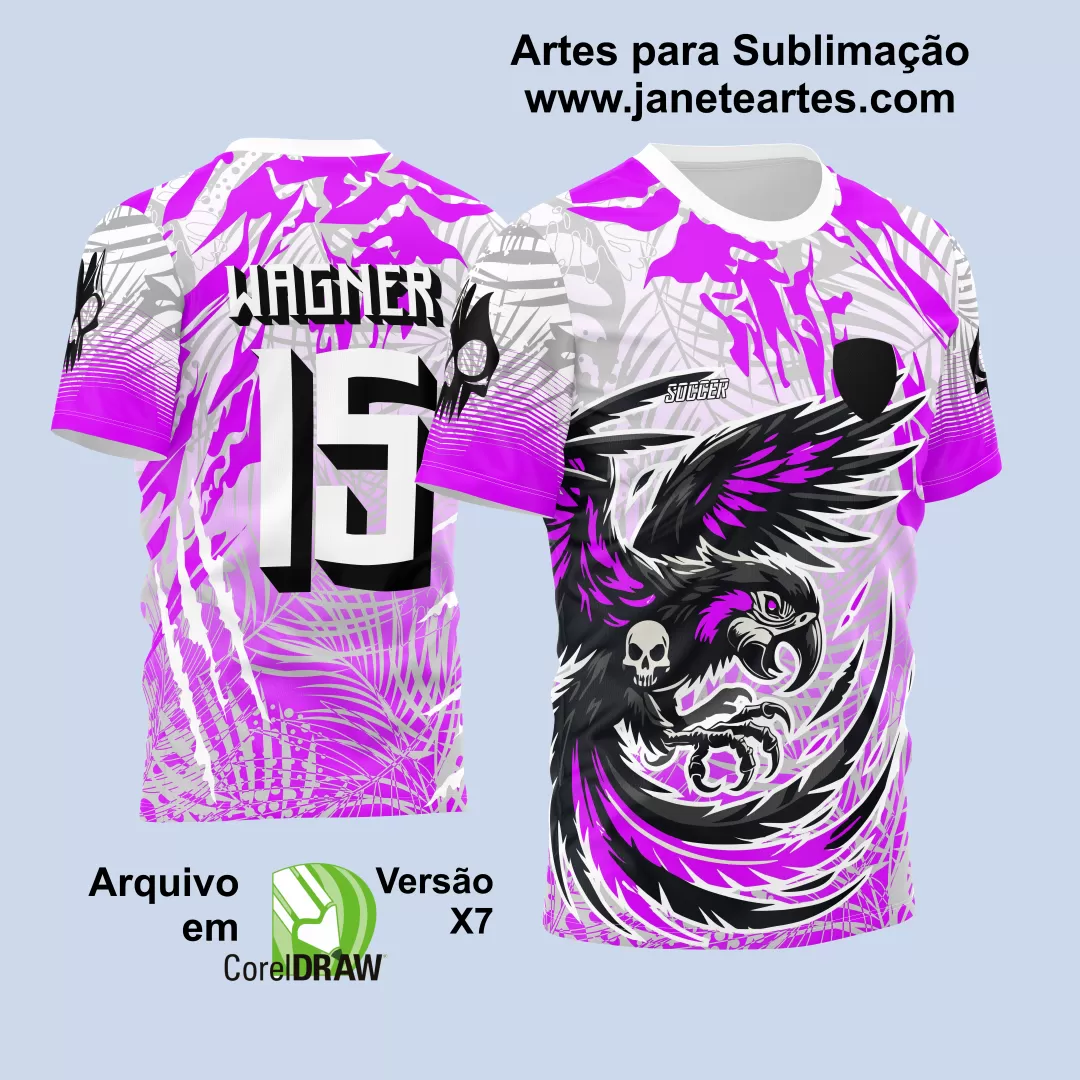 Arte Vetor Camisa de Interclasse Arara Ataque 2024 - 2025 V2