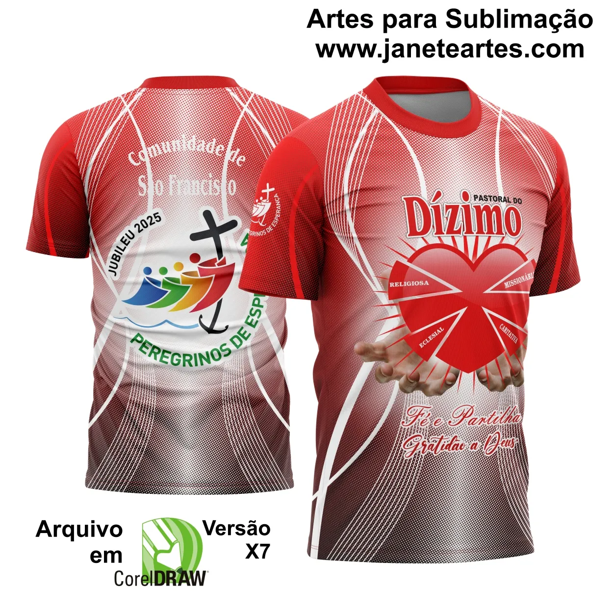 Arte Vetor Camisa Dízimo