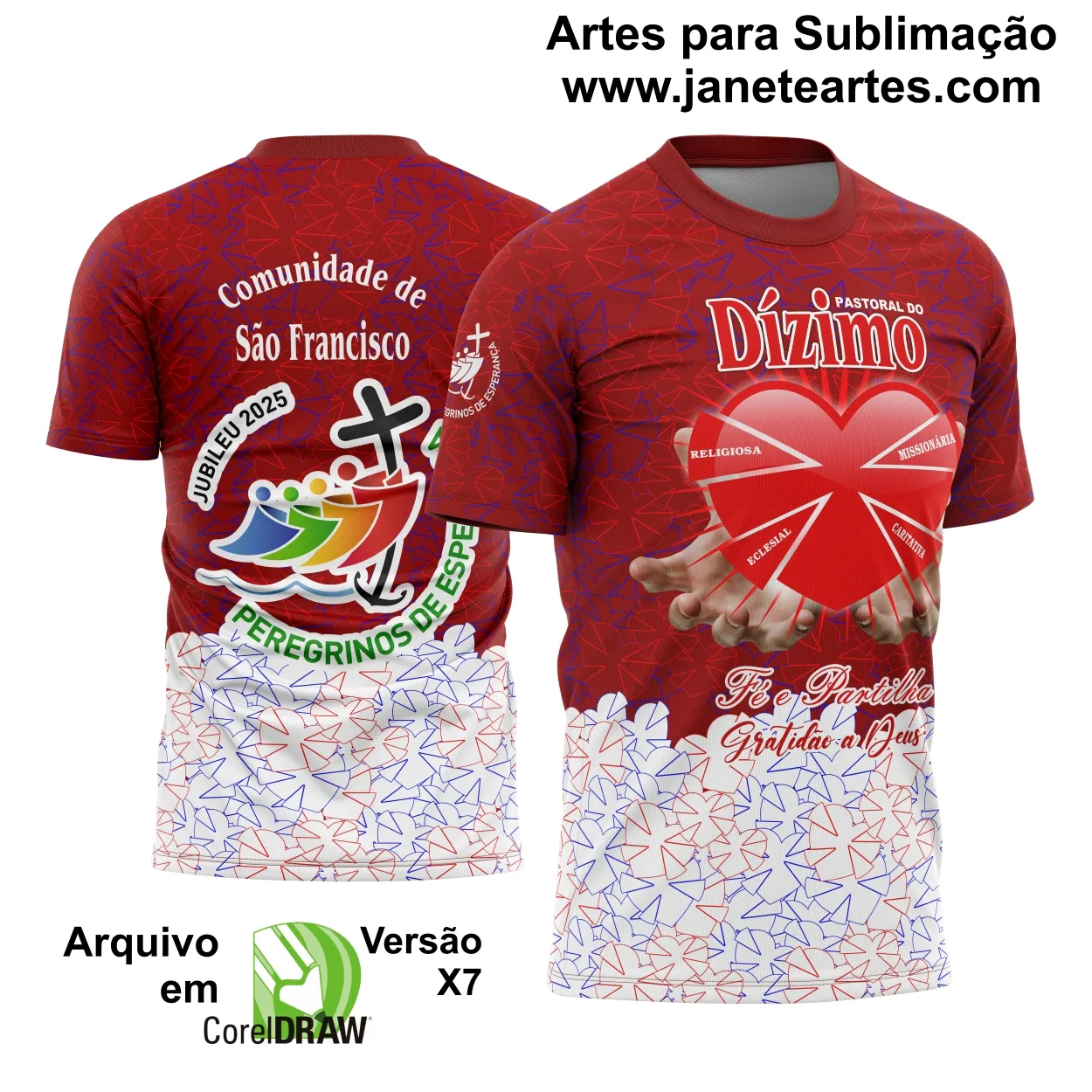 Arte Vetor Camisa Dízimo