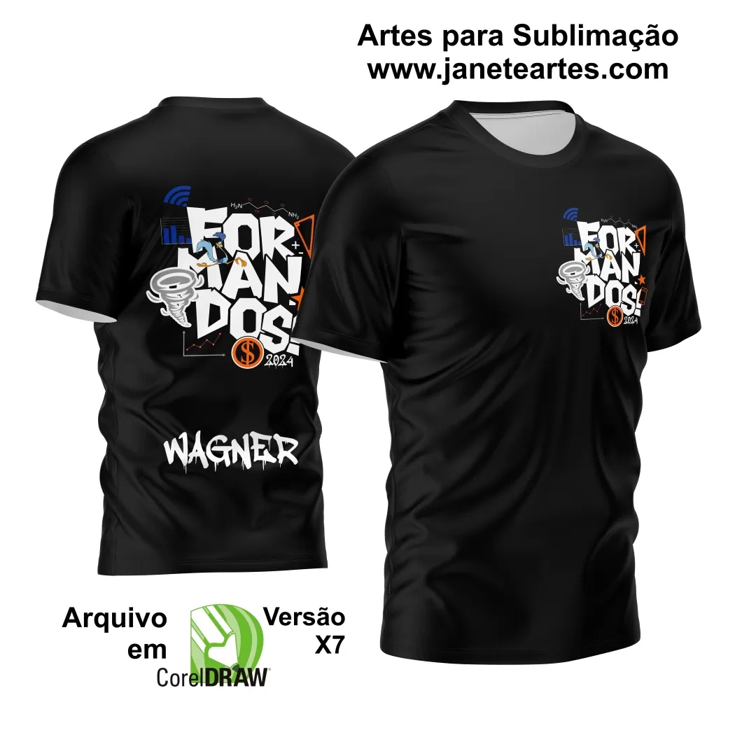 Arte Vetor Camisa Formandos 2024