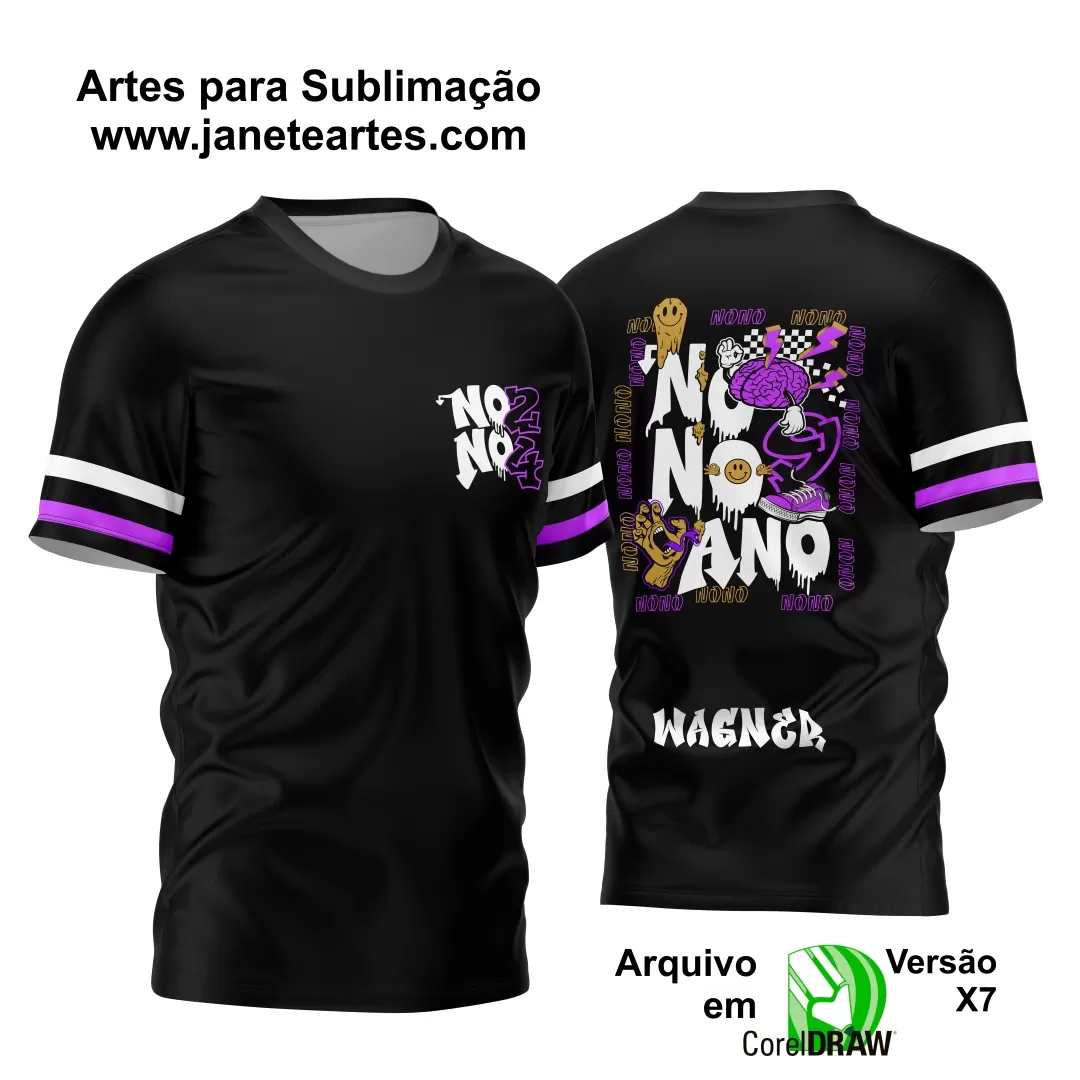 Arte Vetor Camisa Formandos Nono Ano 2024 Graffit